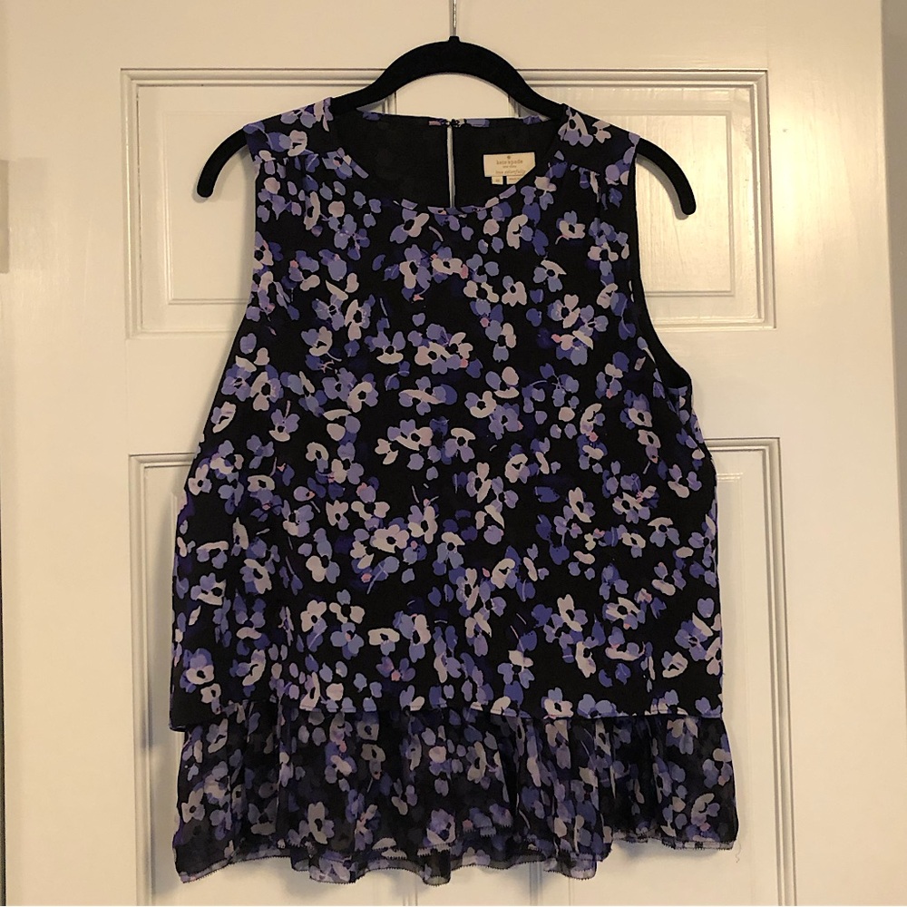 Kate Spade New York Sleeveless Tiered Blouse